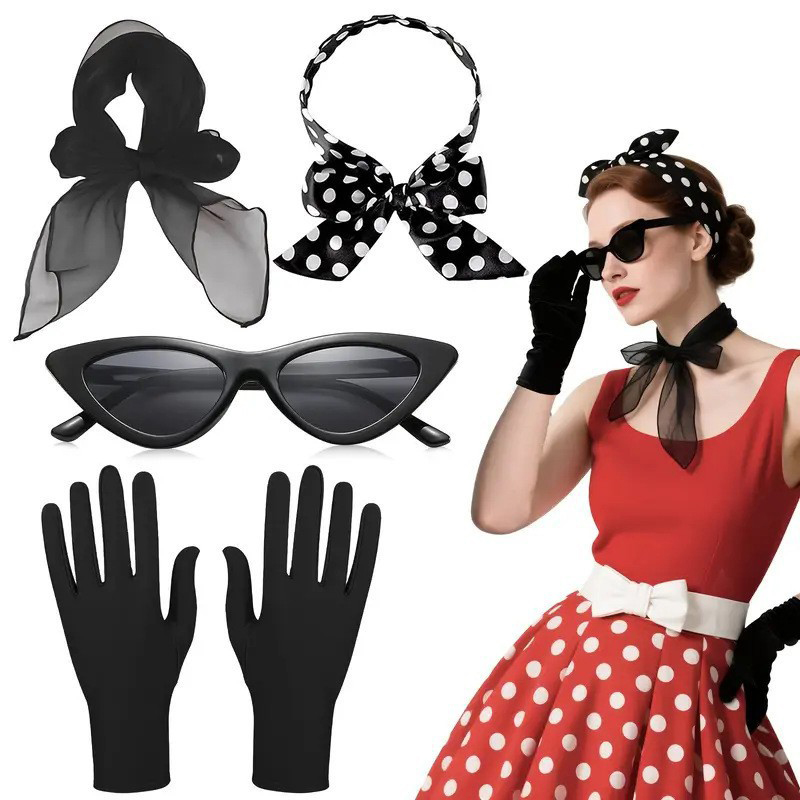 Women'S Fashion Of The 50S - 50s Retro Costume Accessories Womens 1950s