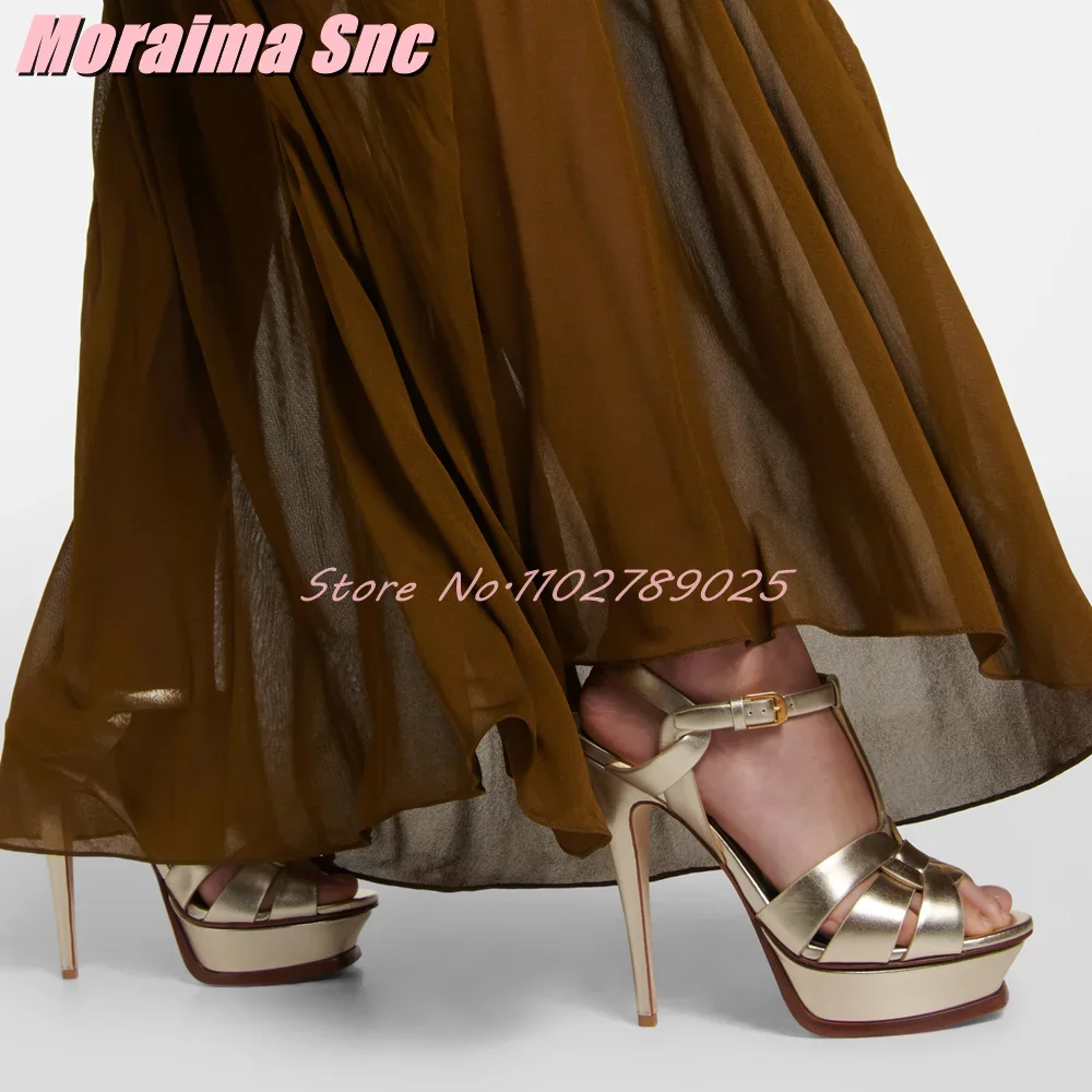 Platform Waeve T-strap Square  - огляд і ціна Spaghetti Strap Dress