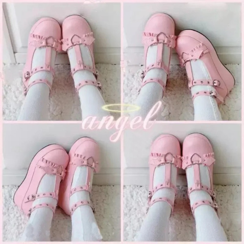 New Sweet Heart Buckle Wedges  - огляд і ціна Women'S Fashion Loafers