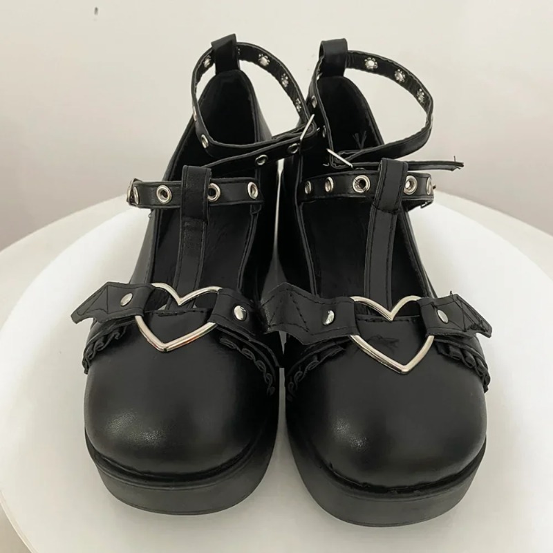New Sweet Heart Buckle Wedges  - огляд і ціна Women'S Fashion Loafers