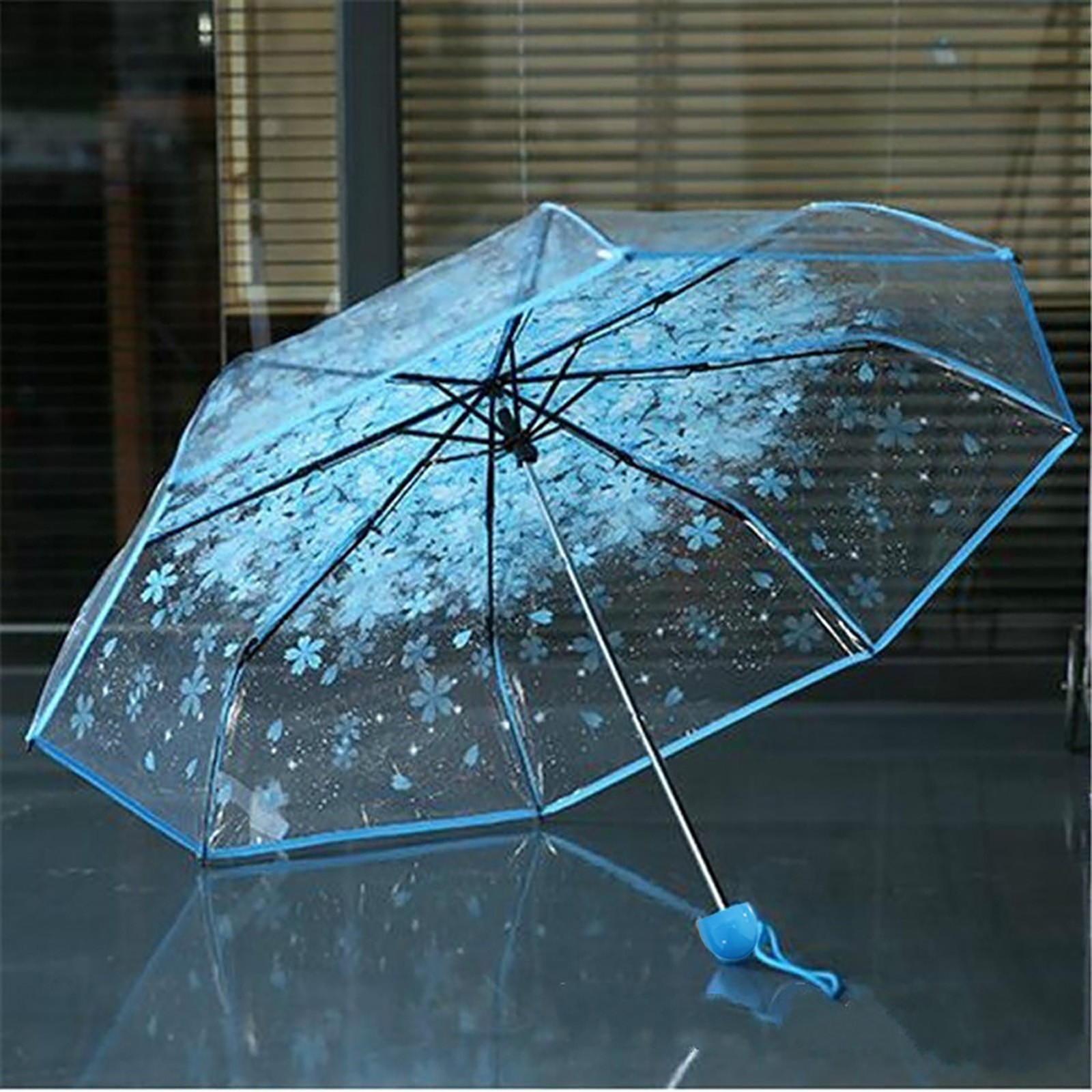 Sakura Transparent Folding Umb - огляд і ціна Women'S Fashion Umbrella