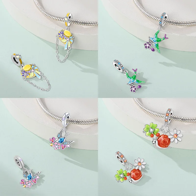Silver-Plated Umbrella Charm B - огляд і ціна Women'S Fashion Umbrella
