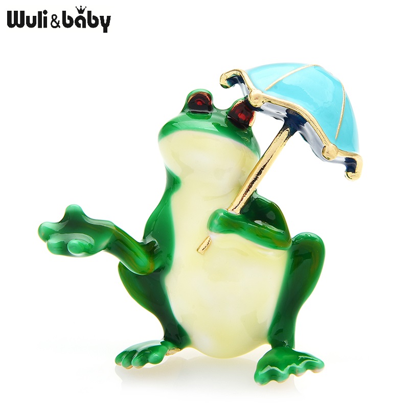 Wuli&baby Taking Umbrella Frog - огляд і ціна Women'S Fashion Umbrella