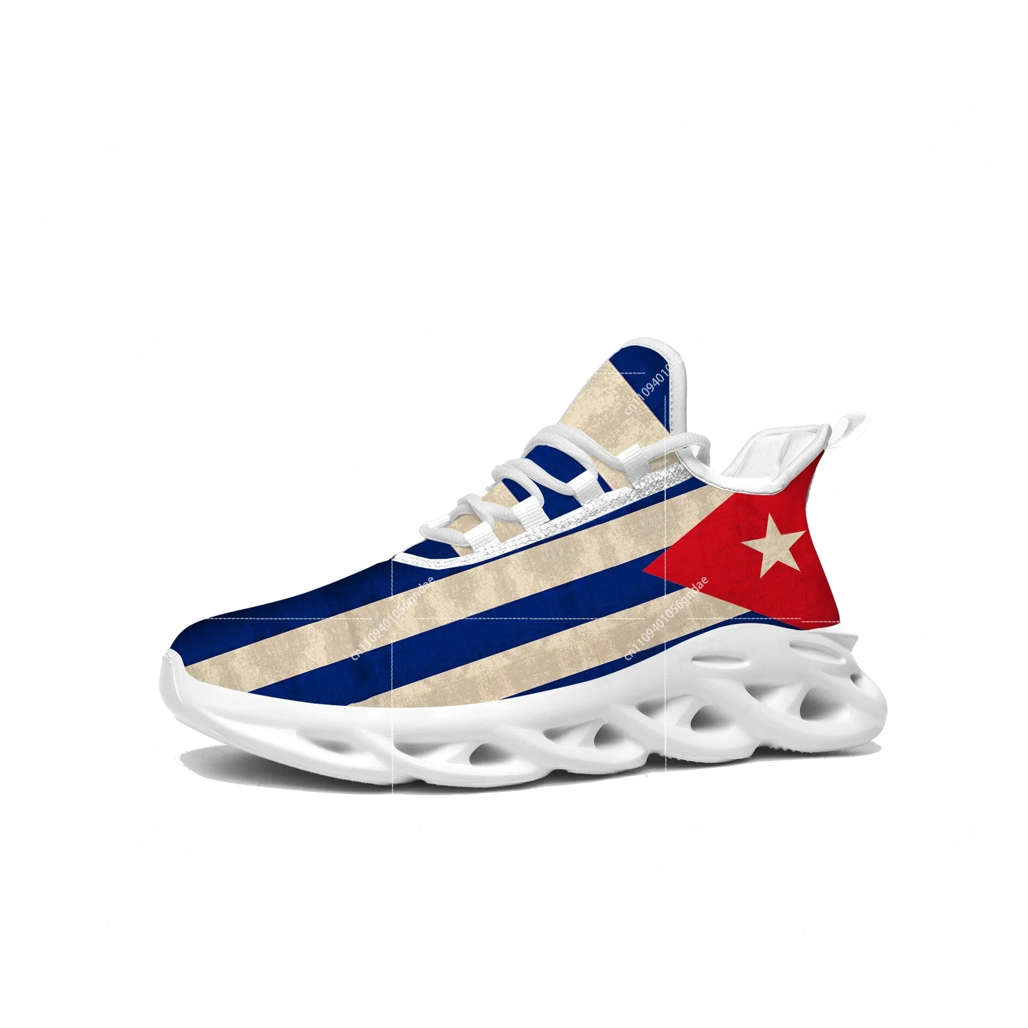 Cuban Flag Flats Sneakers Mens - огляд і ціна Women'S Fashion Running Shoes