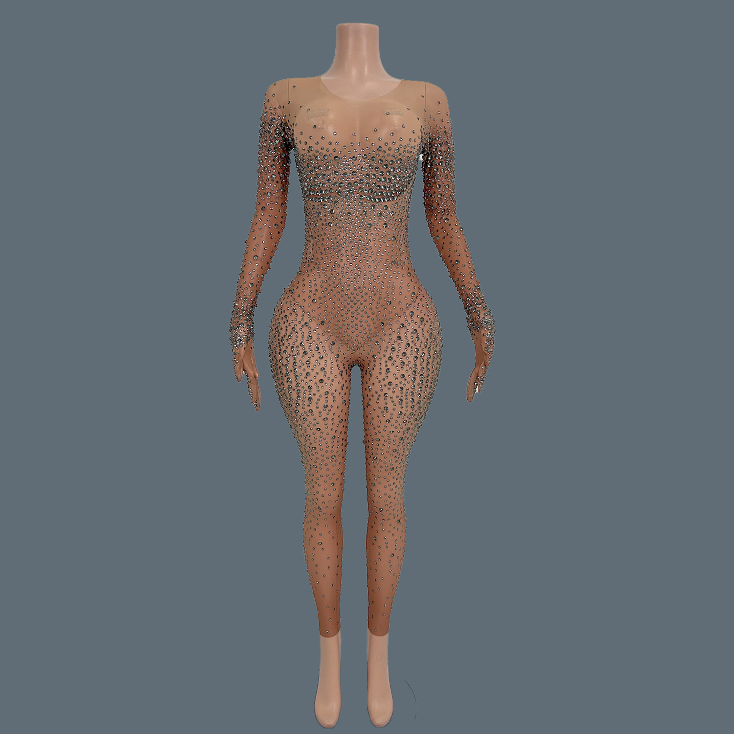 Sexy Stage Costume Full Rhines - огляд і ціна Women Fashion Gloves