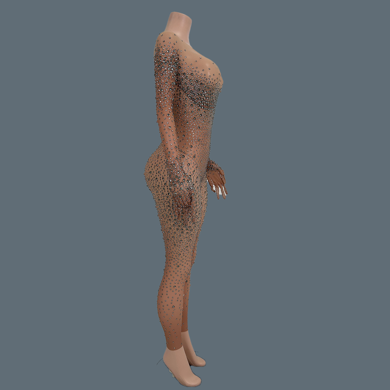 Sexy Stage Costume Full Rhines - огляд і ціна Women Fashion Gloves