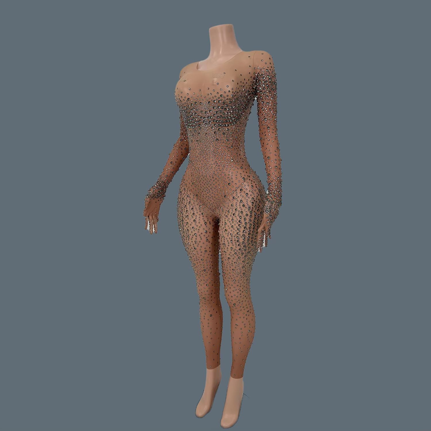 Sexy Stage Costume Full Rhines - огляд і ціна Women Fashion Gloves