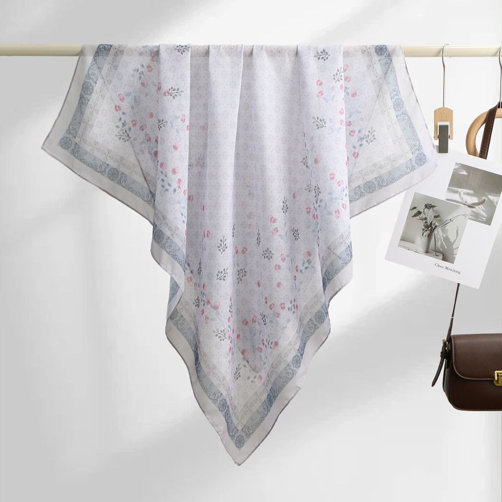 Square Shape Floral Printed Sc - огляд і ціна Women Fashion Malaysia