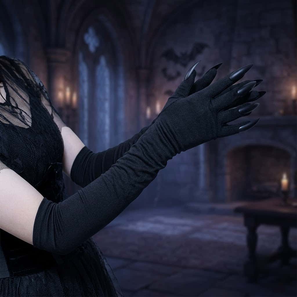 2026 Moon Girl Y2K Gothic Long - огляд і ціна Women Fashion Gloves