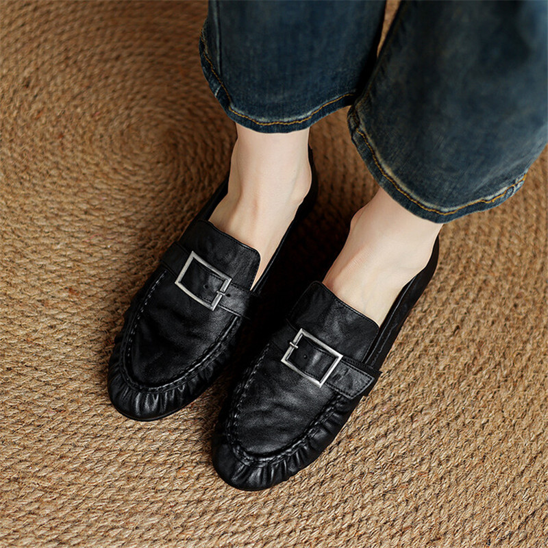 New Autumn Genuine Leather Wom - огляд і ціна Women'S Fashion Loafers