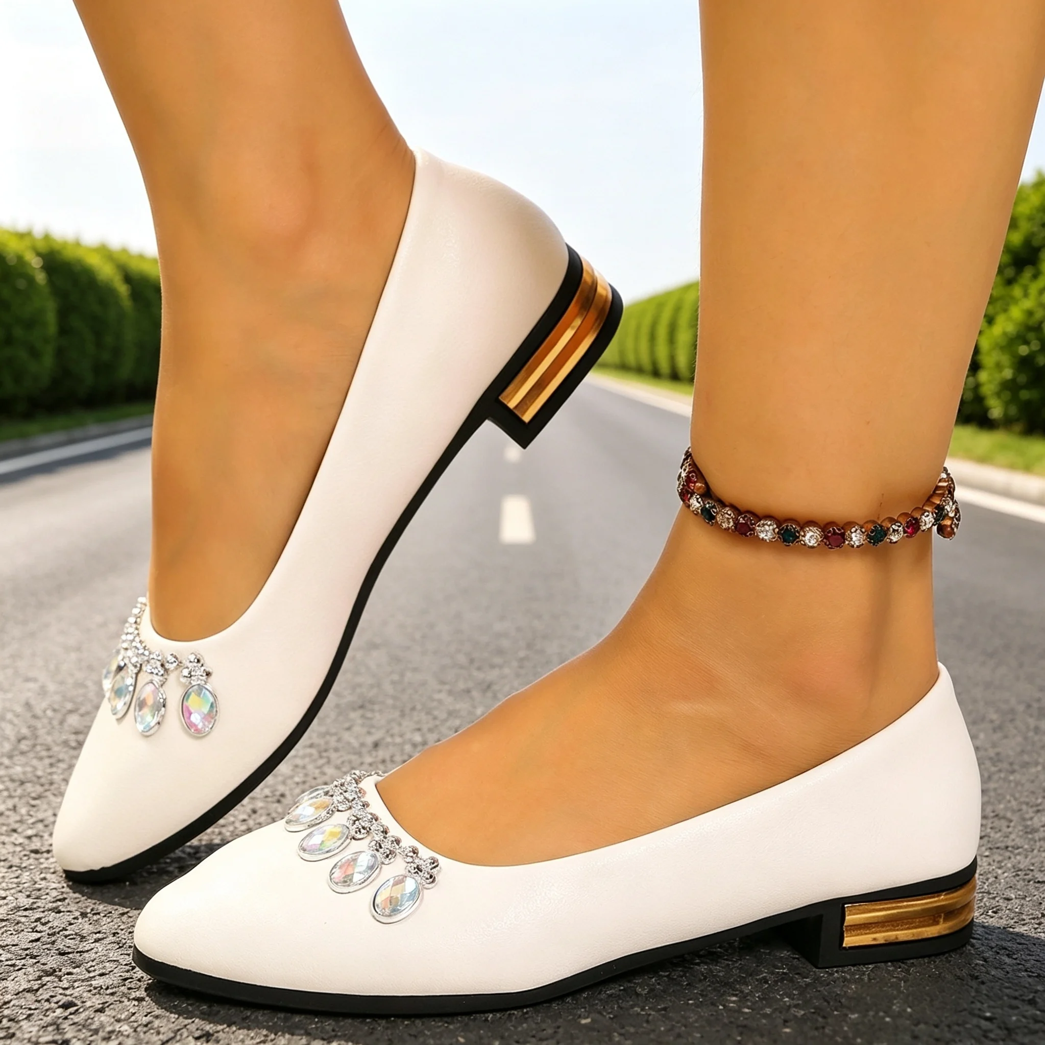 Women Flats Pointed Toe Ballet - огляд і ціна Women'S Fashion Loafers