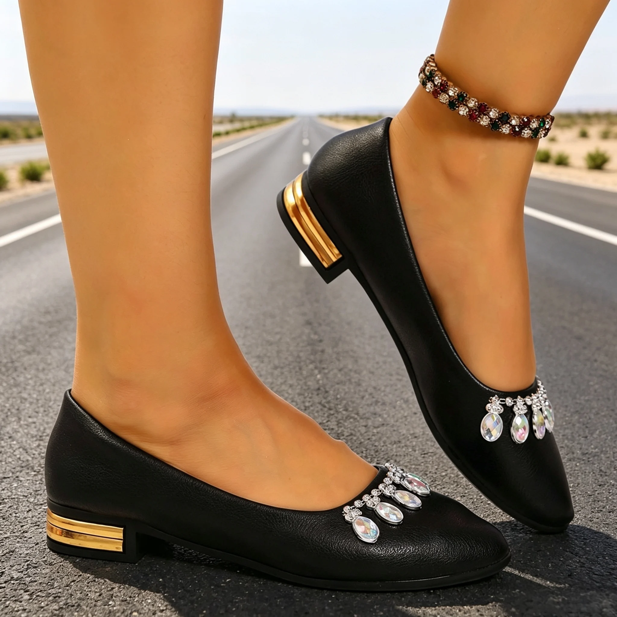Women Flats Pointed Toe Ballet - огляд і ціна Women'S Fashion Loafers