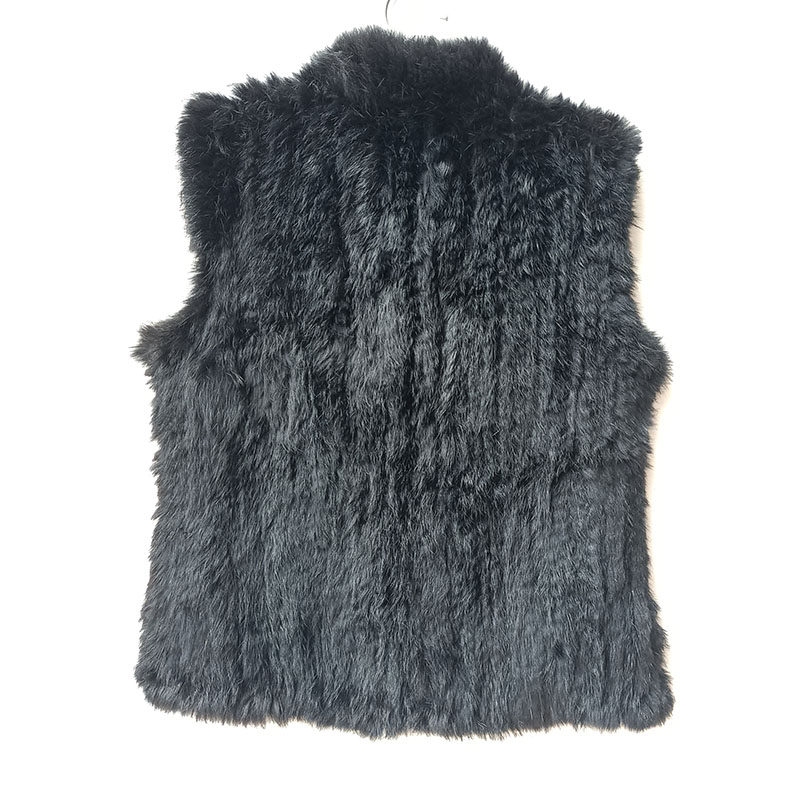 2023 Winter Black Knitted Real - огляд і ціна Women'S Fashion Gilet