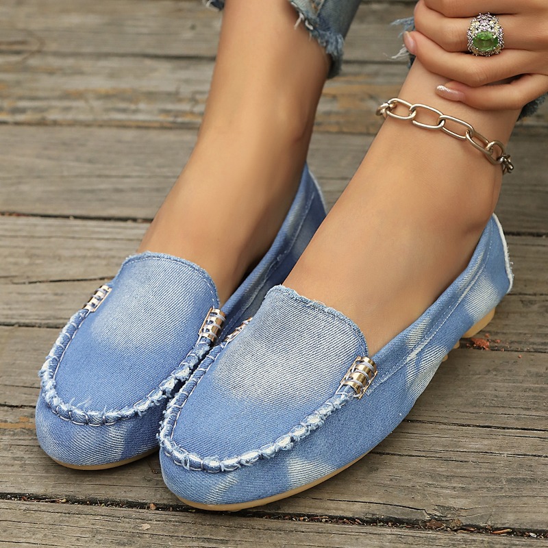 Fashion Light Blue Denim Mocca - огляд і ціна Women'S Fashion Loafers