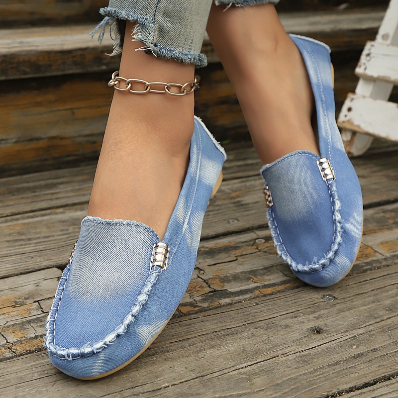 Fashion Light Blue Denim Mocca - огляд і ціна Women'S Fashion Loafers