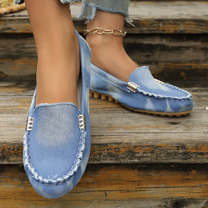 Fashion Light Blue Denim Mocca - огляд і ціна Women'S Fashion Loafers