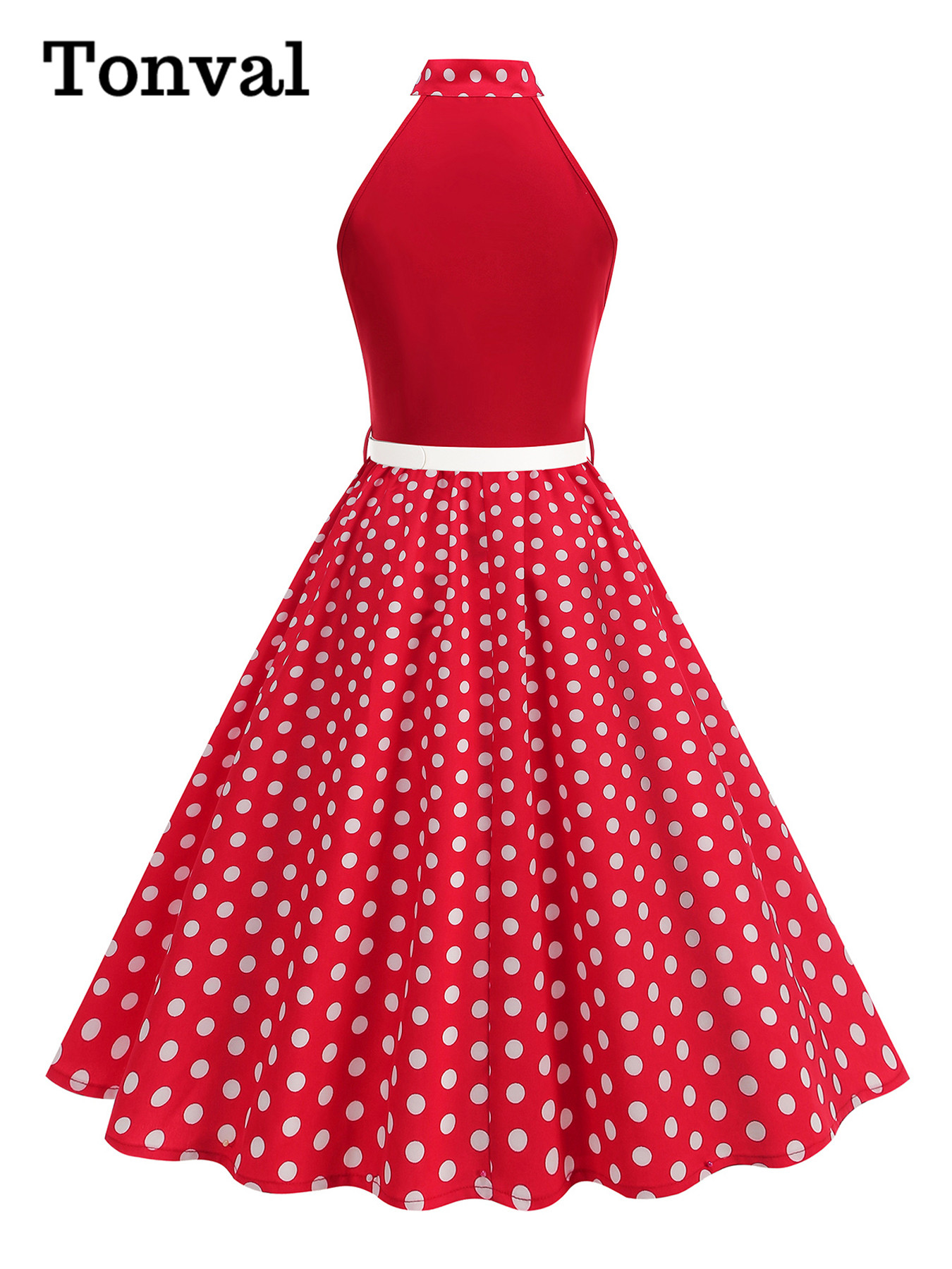 Tonval Bow Neck Halter Neck Po - огляд і ціна Women'S Fashion Of The 50S