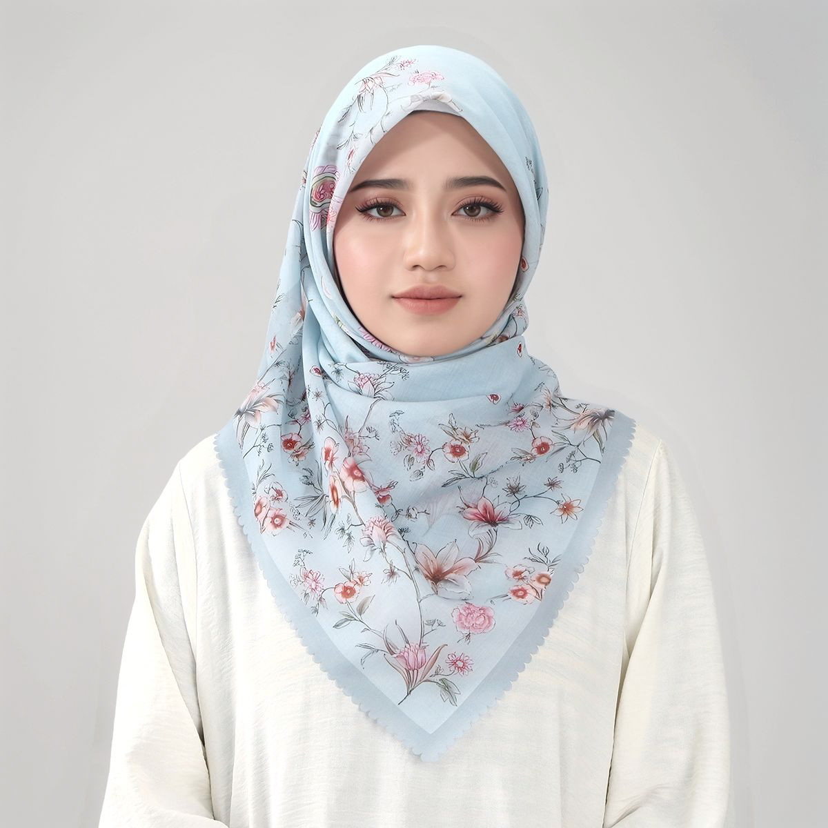 Floral Printed Wave Viscose Sq - огляд і ціна Women Fashion Malaysia