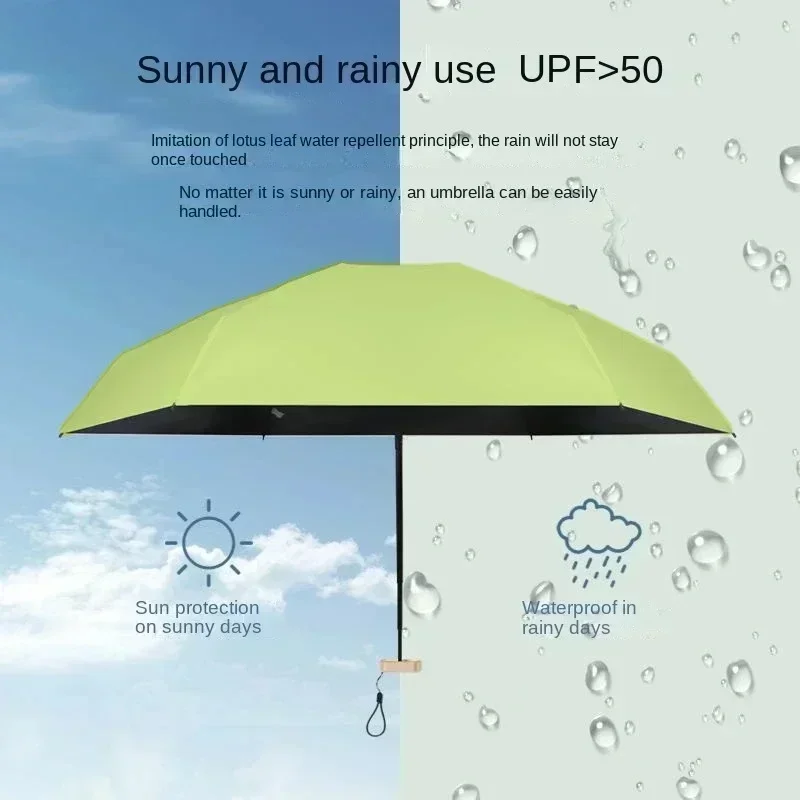 Mini five-fold umbrella sun pr - огляд і ціна Women'S Fashion Umbrella