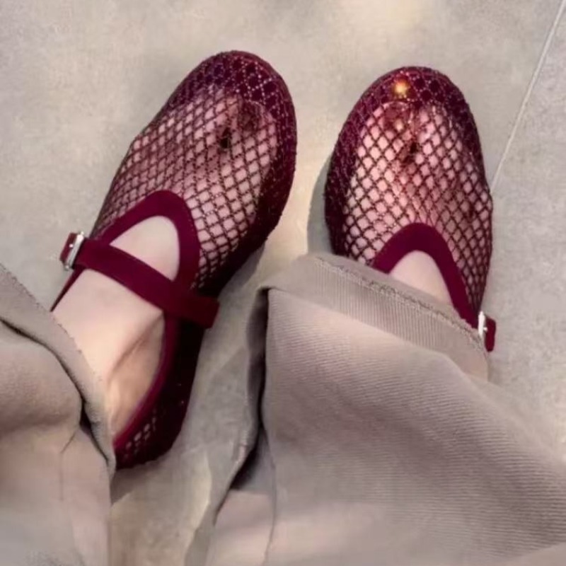 Hollow Rhinestone Baotou Sanda - огляд і ціна Women'S Fashion Sandals