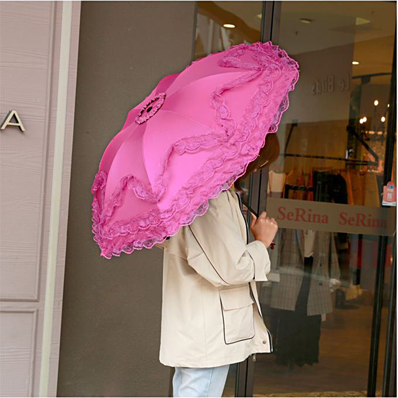 Fashion Lace Sun Umbrella Stro - огляд і ціна Women'S Fashion Umbrella