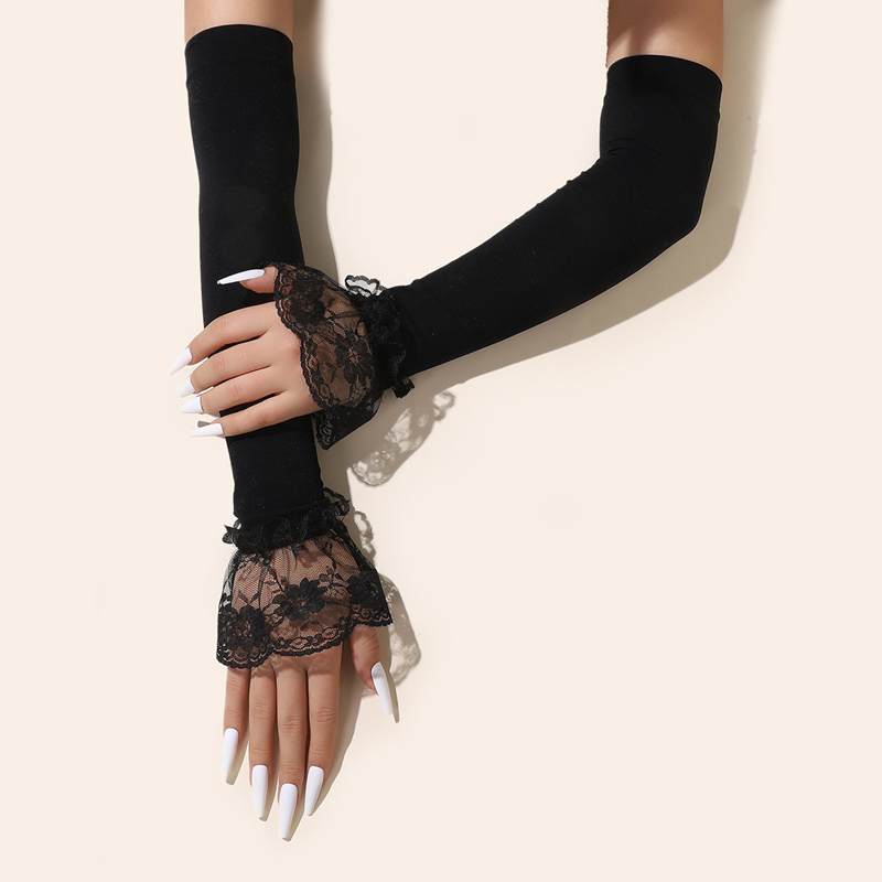 Fashion Long Lace Arm Sleeves  - огляд і ціна Women Fashion Gloves