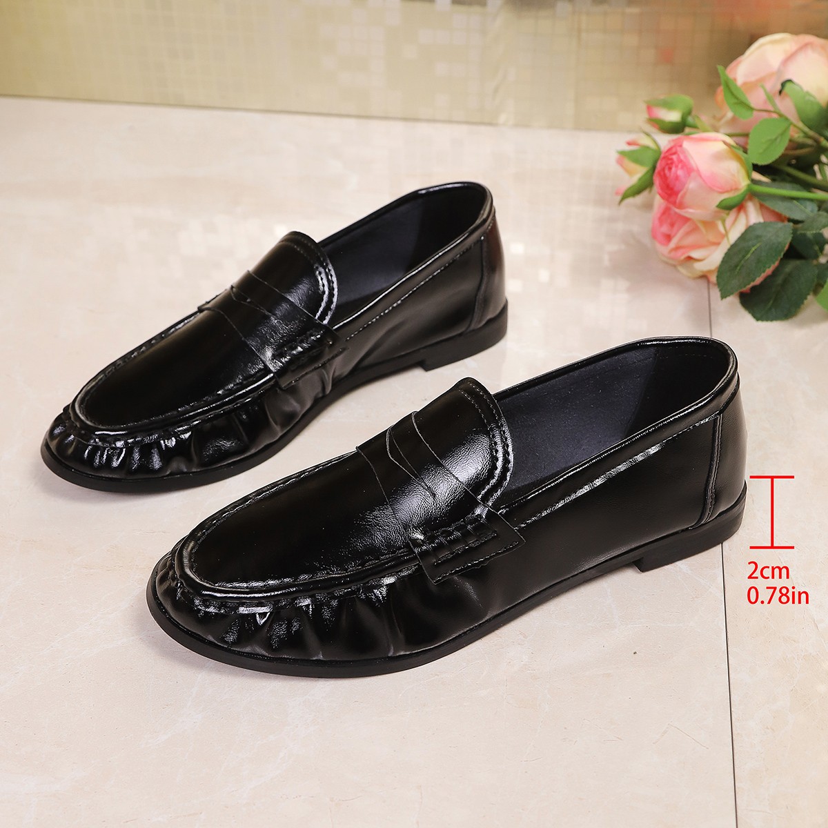 2026 Summer British Style Blac - огляд і ціна Women'S Fashion Loafers