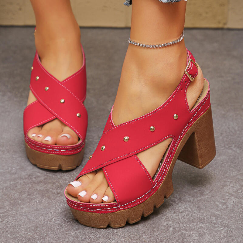 Vintage Super High Heel Cross  - огляд і ціна Spaghetti Strap Dress