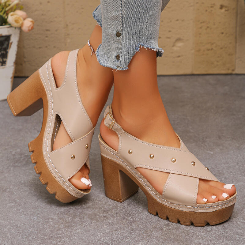 Vintage Super High Heel Cross  - огляд і ціна Spaghetti Strap Dress